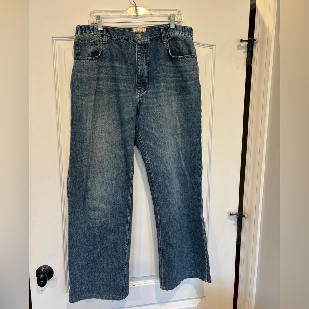 FRAME Wide Leg Jeans
